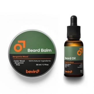 Basic Beard Set Bergamia Wood - Beviro